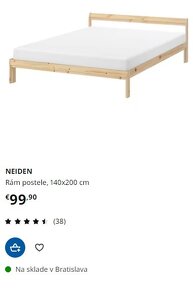 Predam postel IKEA - 2