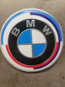 Výročná edícia znakov/ emblémov BMW 82mm/74mm - 2