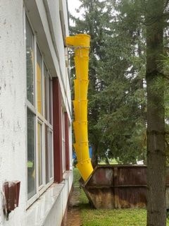 PRENÁJOM sklz na stavebnú suť, stavebný odpad, odpadová rura - 2