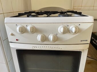 Plynový sporák Gorenje s elektrickou rúrou - 2