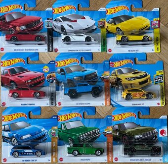 HOT WHEELS RÔZNE DRUHY 1:64 - 2