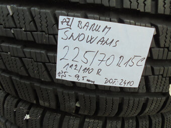 Barum SNOVANIS 225/70 R 15C 112/110R č.8z - 2