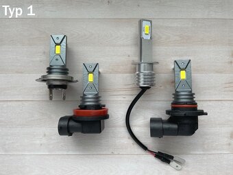 H7 led (H1,H3,H4,H8,H11,HB3..) kvalitné, silné a neoslňujú - 2