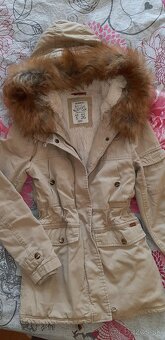 Parka podšitá plyšom Pull&Bear S - 2