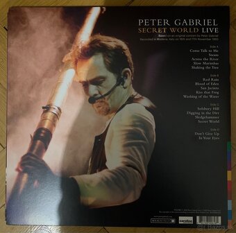 Predam 2LP PETER GABRIEL SECRET WORLD LIVE - 2