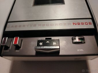 Philips N2202 kazetový rekordér 55 ročný plne funkčný - 2