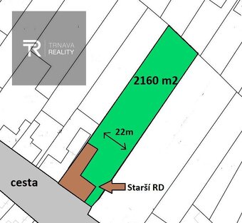 TRNAVA REALITY - stavebný pozemok, 2160 m2, Špačince - 2