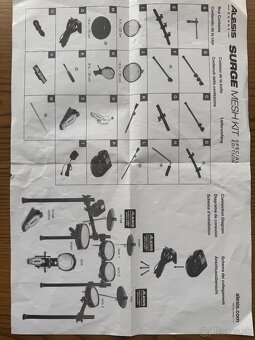 Predám el. bicie Alesis surge mesh kit special edition - 2