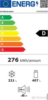 Americká chladnička LG GSXE90EVAD nová - 2