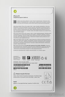 Predám nový iPhone 16 256 GB čierny – ZAPEČATENÝ - 2