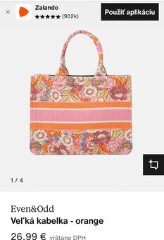 Nová kvetovaná shopper kabelka Even&Odd, 17 E - 2