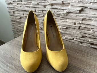 Žlté lodičky Tamaris - 2