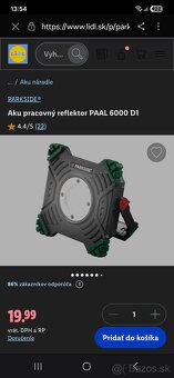 PARKSIDE Aku pracovný reflektor PAAL 6000 D1 - 2