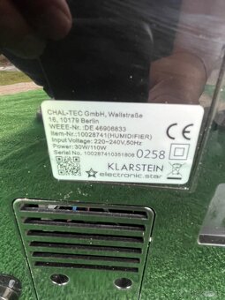 zvlhčovač vzduchu Klasrstein. - 2