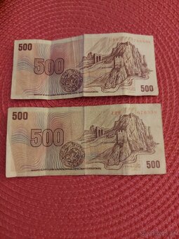 Staré bankovky. - 2