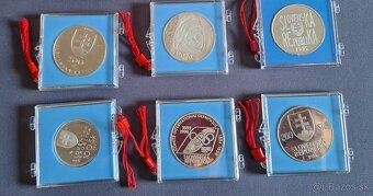 6kusov 100+200 Sk proof mince - 2