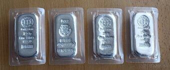 250 g strieborná tehlička Argon Heraeus - 2