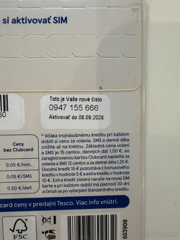Tesco mobile sim karta pekné telefónne číslo - 2