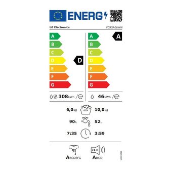 Práčka so sušičkou LG FCR5A06WW biela - 2