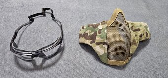 Airsoft maska + okuliare - 2