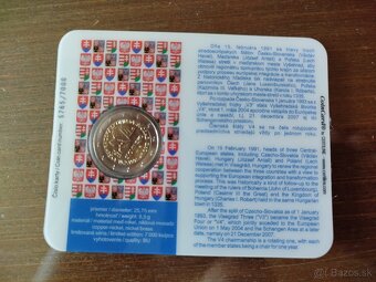 2€ karta minca Slovensko 2011 Vyšehrad coincard - 2