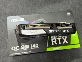Predám grafiku ASUS Dual GeForce RTX 3060 Ti V2 O8G - 2