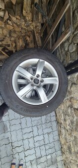 Hliníkové disky+zimne gumy 235/65 R17 Barum polaris 5 - 2