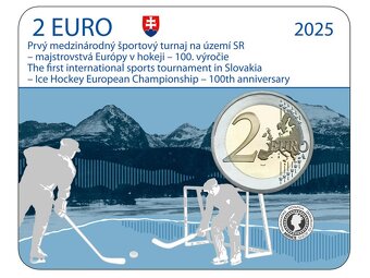 Coincard 2€ SK-2025 hokej - 2