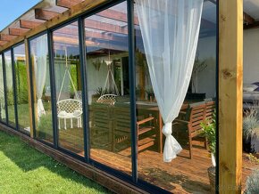 Zasklenie balkona terasy, zimná záhrada, pergola, - 2