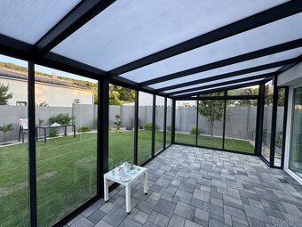 Zasklenie balkona terasy, zimná záhrada, pergola, - 2