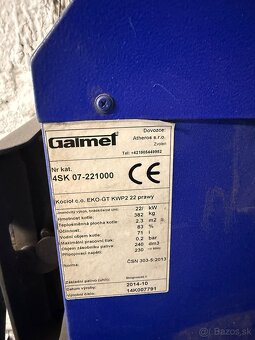 Predám kotol GALMET EKO-GT KWP 22 PRAVÝ – automatický kotol - 2