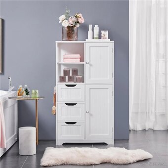 Kúpeľňová skrinka / komoda – YAHEETECH Badezimmerschrank - 2