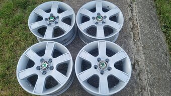 Elektrony R14 5x100 FABIA original pre SKODA - 2