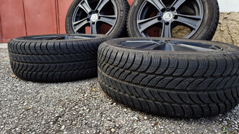 Hliníkové disky MOTEC R16 + zimné pneumatiky Sava 205/55 R16 - 2