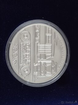 Strieborna pametna minca CKD-tramvaj proof - 2