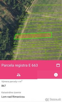 VYSOKOHORSKÝ Pozemok 900m2 - LOM n. Rim - 2