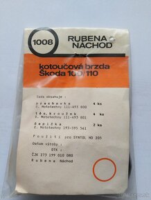 Sada gumičiek tesnení kotúčová brzda Škoda 100/110 - 2