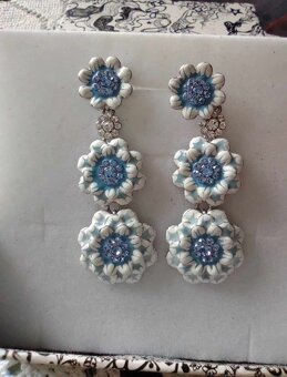 Poštovné grátis - modré pivónie zn. Petra Toth - 2