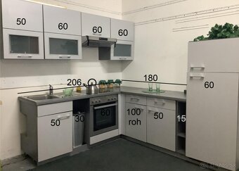 Moderná šedá kuchyňa LUNARA - 2