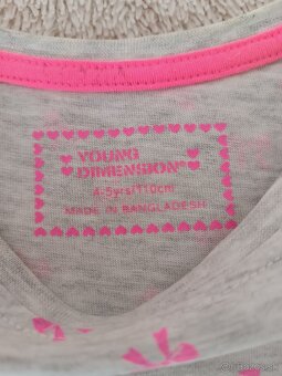 Tričko dievčenské, 4-5r., v.110 - 2