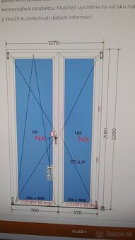 balkónové plastové dvere - 2