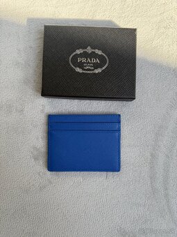 🔥 Prada Card Holder modrý🔵– NOVÝ - 2