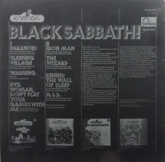 Black Sabbath / Attention Black Sabbath (1972) - 2