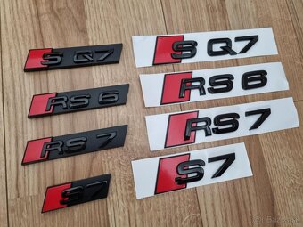 Napis logo znak - S3 RS3 S4 RS4 S7 RS7 RS6 SQ8 SQ7 SQ5 S8 - 2
