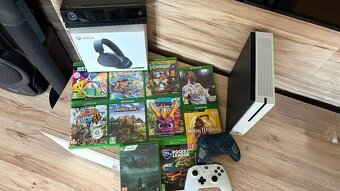 Xbox One 2x ovládač Kinect slúchadlá hry - 2