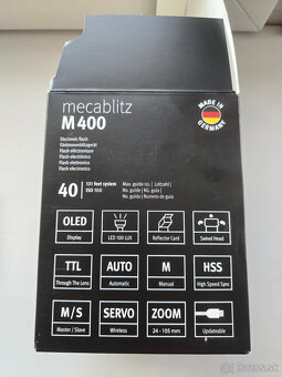 Metz mecablitz m400 pre Sony - 2