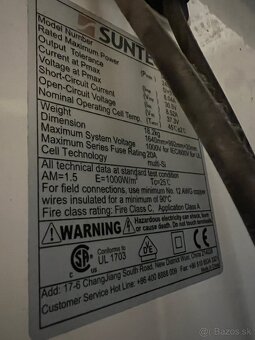 Predám fotovoltické panely SUNTECH 245W - 2