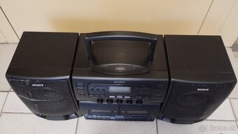 Predám boombox  Sony  CFD-565L - 2