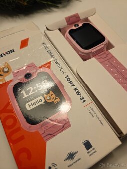 Detské smart hodinky Canyon Tony KW-31 – ružové - 2
