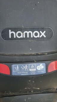 Detská sedačka na bicykel HAMAX + domček na upevnenie - 2